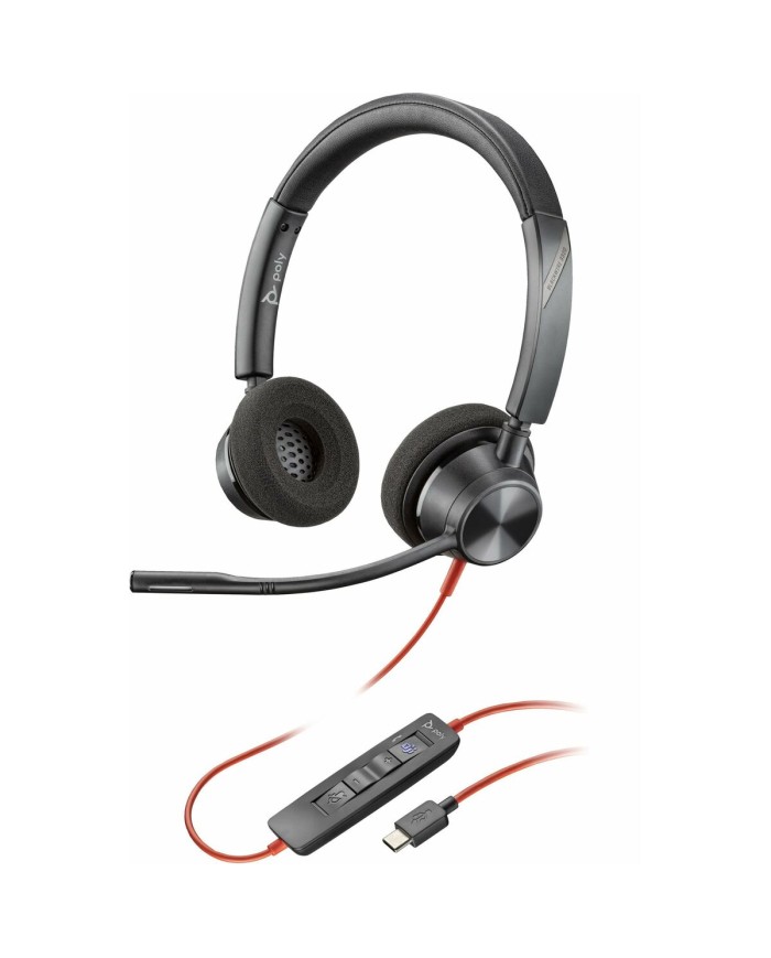 Auricolari Poly BW 3320 Nero Auricolari Poly BW 3320 Nero