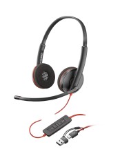 Auricolari con Microfono Poly 8X2J9A6 Nero Auricolari con Microfono Poly 8X2J9A6 Nero