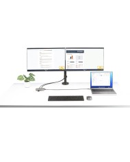 Hub USB-C Startech 117B-USBC-MULTIPORT Grigio 100 W Hub USB-C Startech 117B-USBC-MULTIPORT Grigio 100 W