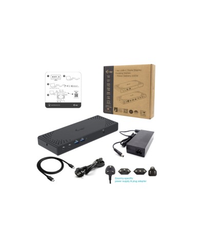 Custodia per Tastiera i-Tec C31TRIPLE4KDOCKPD Custodia per Tastiera i-Tec C31TRIPLE4KDOCKPD