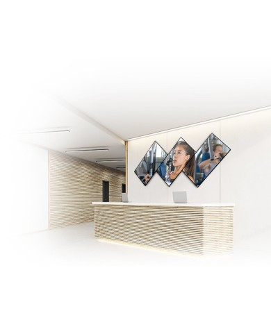 Supporto da Tavolo per Schermo B-Tech BT7550/B 65" 37" Supporto da Tavolo per Schermo B-Tech BT7550/B 65" 37"