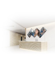 Supporto da Tavolo per Schermo B-Tech BT7550/B 65" 37" Supporto da Tavolo per Schermo B-Tech BT7550/B 65" 37"