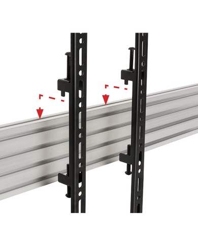 Supporto da Tavolo per Schermo B-Tech BT8390-VESA400F/B 70" 42"