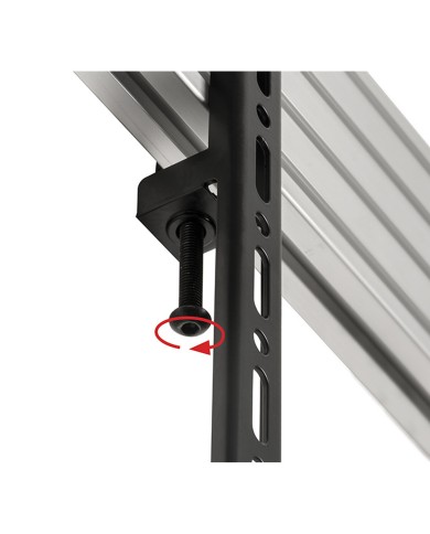 Supporto da Tavolo per Schermo B-Tech BT8390-VESA400F/B 70" 42"