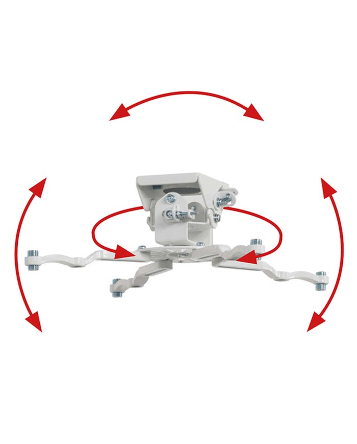 Supporto da Tavolo per Schermo B-Tech BT899/W Supporto da Tavolo per Schermo B-Tech BT899/W