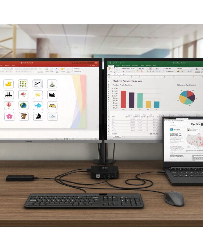 Dockstation Dicota D31949 Nero