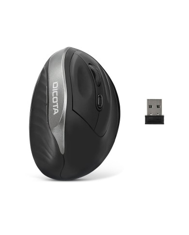 Mouse Ergonomico Ottico Dicota D31981 Nero 1600 dpi