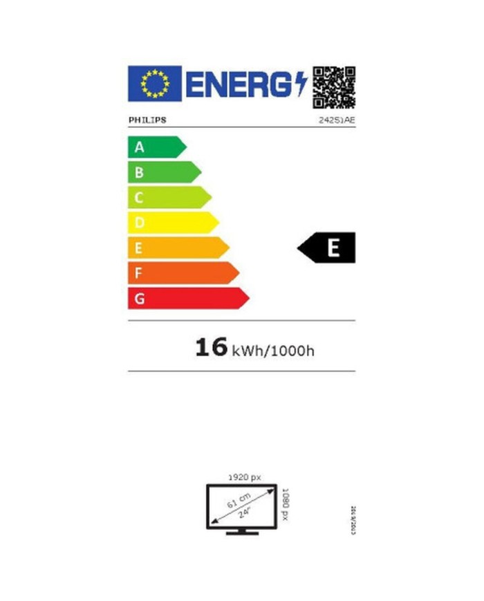 Monitor Philips 242S1AE/00 23,8" Full HD 75 Hz