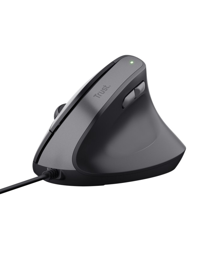 Mouse Ergonomico Ottico Trust 25144 Nero 2400 dpi Mouse Ergonomico Ottico Trust 25144 Nero 2400 dpi