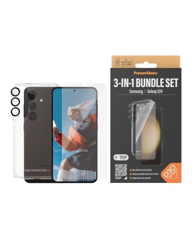 Custodia per Cellulare Panzer Glass B1210+7350 Trasparente Galaxy S24 Custodia per Cellulare Panzer Glass B1210+7350 Trasparente Galaxy S24