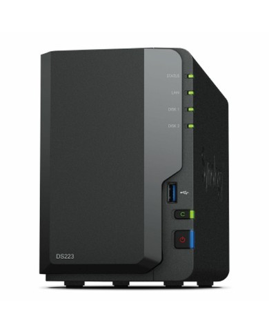 Memorizzazione in Rete NAS Synology DS223 Nero Memorizzazione in Rete NAS Synology DS223 Nero