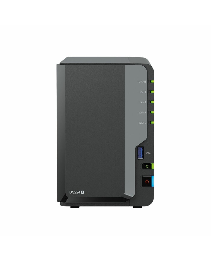 Memorizzazione in Rete NAS Synology DS224+ Nero Intel Celeron Intel Celeron J4125 Memorizzazione in Rete NAS Synology DS224+ Nero Intel Celeron Intel Celeron J4125