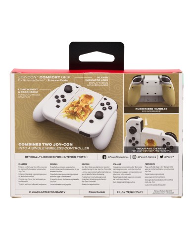 Controller Gaming Powera NSAC0059-01 Nintendo Switch Bianco/Dorato