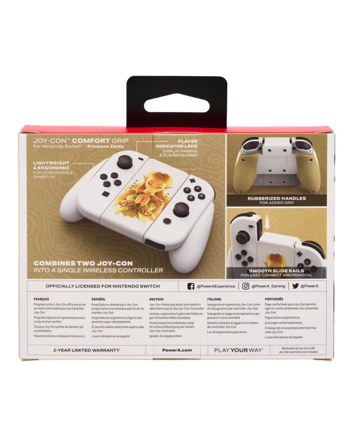 Controller Gaming Powera NSAC0059-01 Nintendo Switch Bianco/Dorato Controller Gaming Powera NSAC0059-01 Nintendo Switch Bianco/Dorato