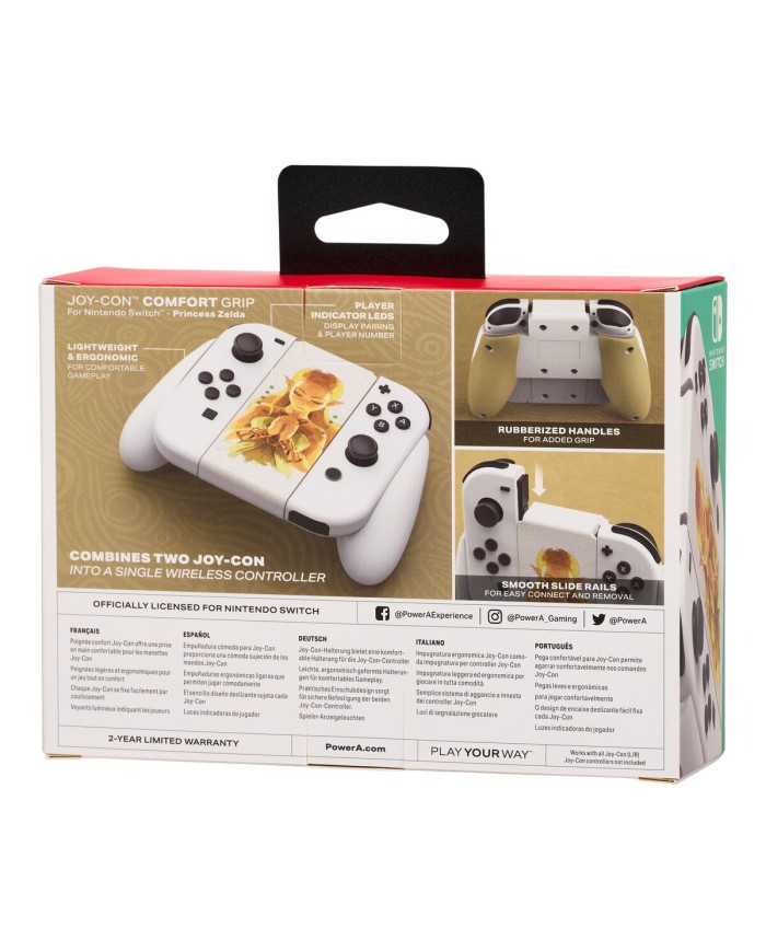 Controller Gaming Powera NSAC0059-01 Nintendo Switch Bianco/Dorato Controller Gaming Powera NSAC0059-01 Nintendo Switch Bianco/Dorato