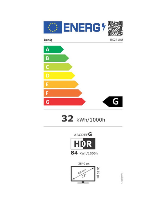 Monitor Gaming BenQ EX2710U 4K Ultra HD 27" 144 Hz Monitor Gaming BenQ EX2710U 4K Ultra HD 27" 144 Hz