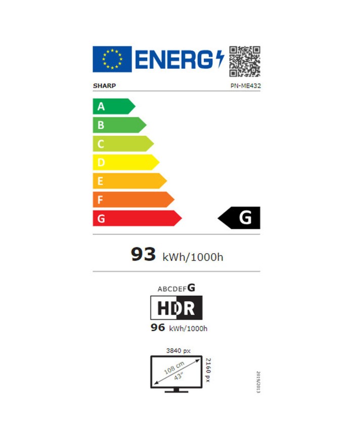 Monitor Videowall NEC ME432 4K Ultra HD 43"