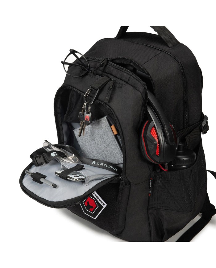 Zaino per Portatile Caturix CTRX-12 Nero