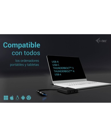 Cavo USB i-Tec CADUAL4KHDMI Nero Cavo USB i-Tec CADUAL4KHDMI Nero