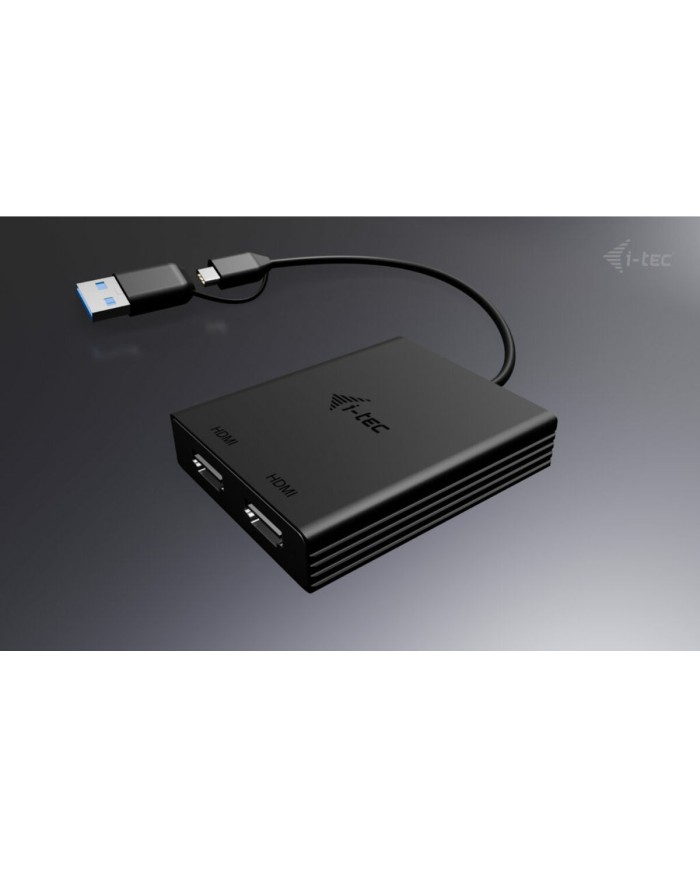 Cavo USB i-Tec CADUAL4KHDMI Nero Cavo USB i-Tec CADUAL4KHDMI Nero