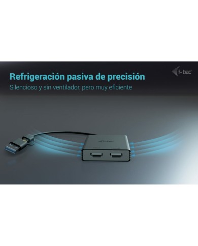 Cavo USB i-Tec CADUAL4KHDMI Nero Cavo USB i-Tec CADUAL4KHDMI Nero