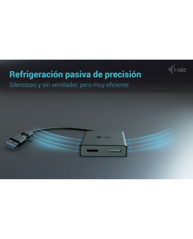 Cavo USB i-Tec CADUAL4KDP Nero Cavo USB i-Tec CADUAL4KDP Nero