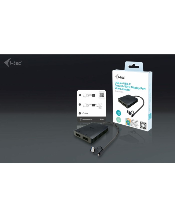 Cavo USB i-Tec CADUAL4KDP Nero