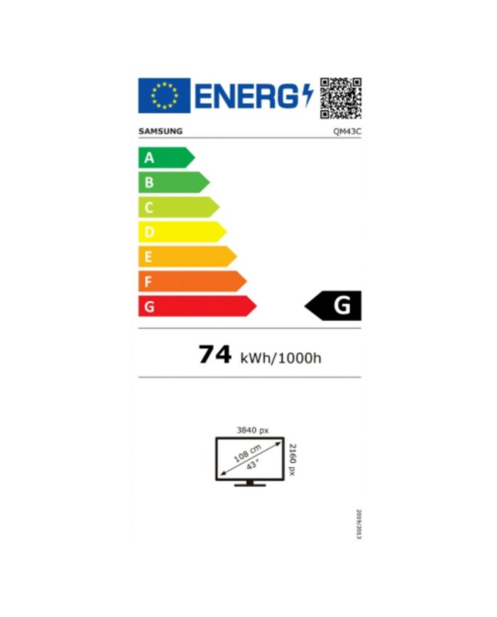 Monitor Videowall Samsung LH43QMCEPGCXEN 4K Ultra HD 43" LED Monitor Videowall Samsung LH43QMCEPGCXEN 4K Ultra HD 43" LED