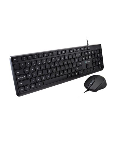 Tastiera e Mouse V7 CKU350US Nero Qwerty US Tastiera e Mouse V7 CKU350US Nero Qwerty US
