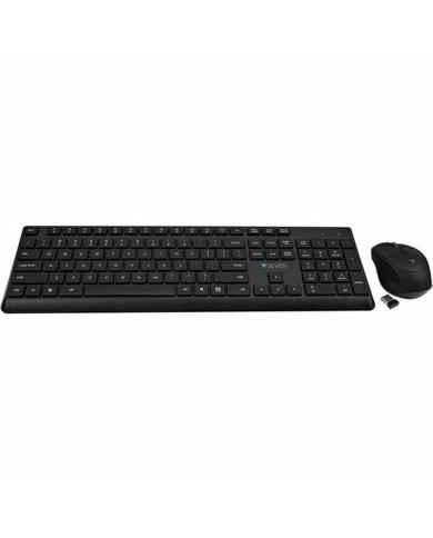 Tastiera e Mouse V7 CKW350US Nero Qwerty US Tastiera e Mouse V7 CKW350US Nero Qwerty US