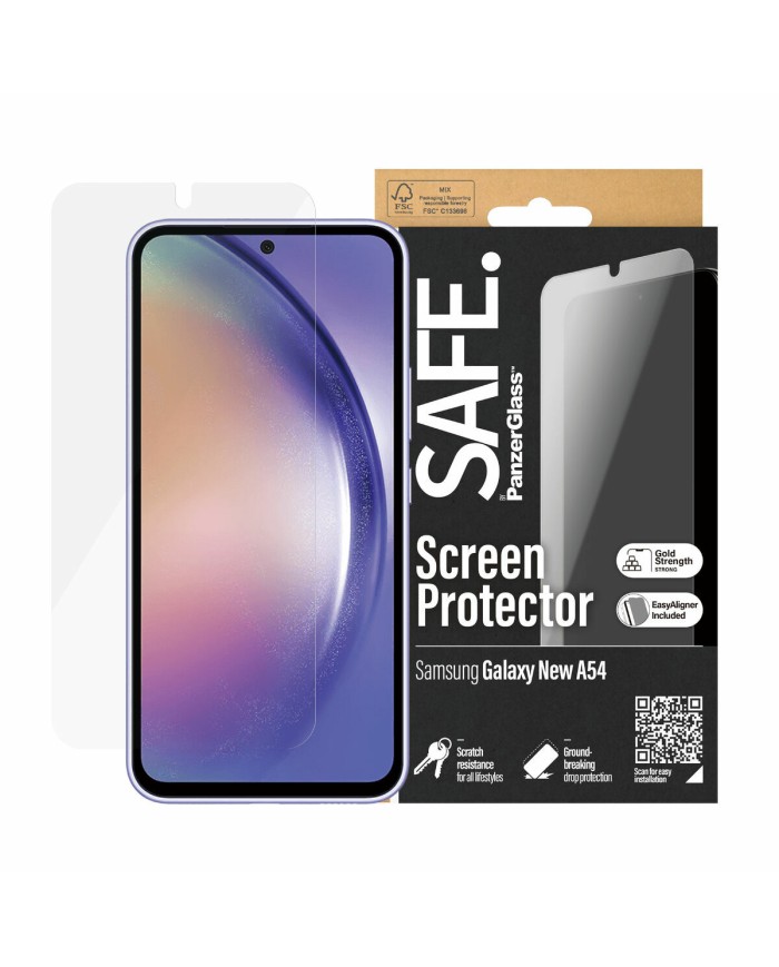 Protettore Schermo per Cellulare Panzer Glass SAFE95687 Samsung Galaxy A55 Protettore Schermo per Cellulare Panzer Glass SAFE95687 Samsung Galaxy A55