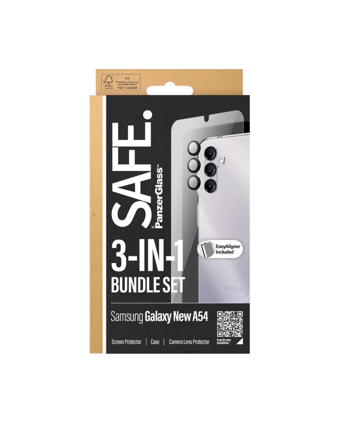 Protettore Schermo per Cellulare Panzer Glass BSAFE95691 Samsung Galaxy A55 Protettore Schermo per Cellulare Panzer Glass BSAFE95691 Samsung Galaxy A55