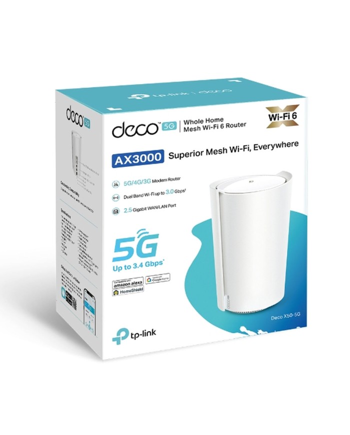 Punto d'Accesso TP-Link DECO X50-5G(1-PACK) Punto d'Accesso TP-Link DECO X50-5G(1-PACK)
