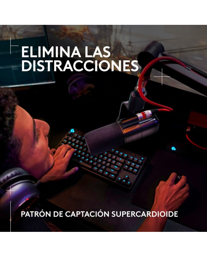 Microfono Logitech 988-000565 Nero