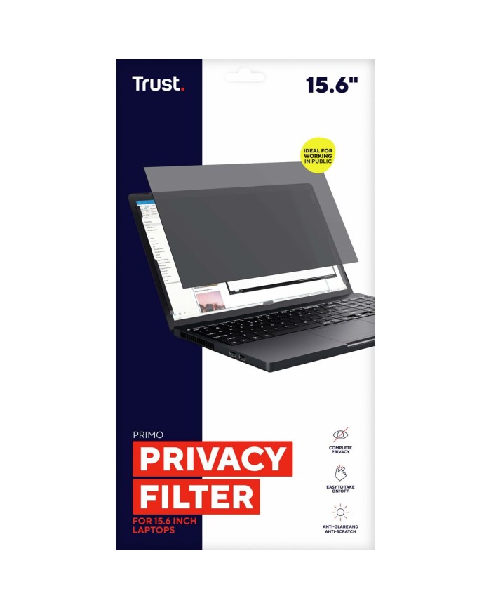 Filtro Privacy per Monitor Trust 25195 15,6" Filtro Privacy per Monitor Trust 25195 15,6"