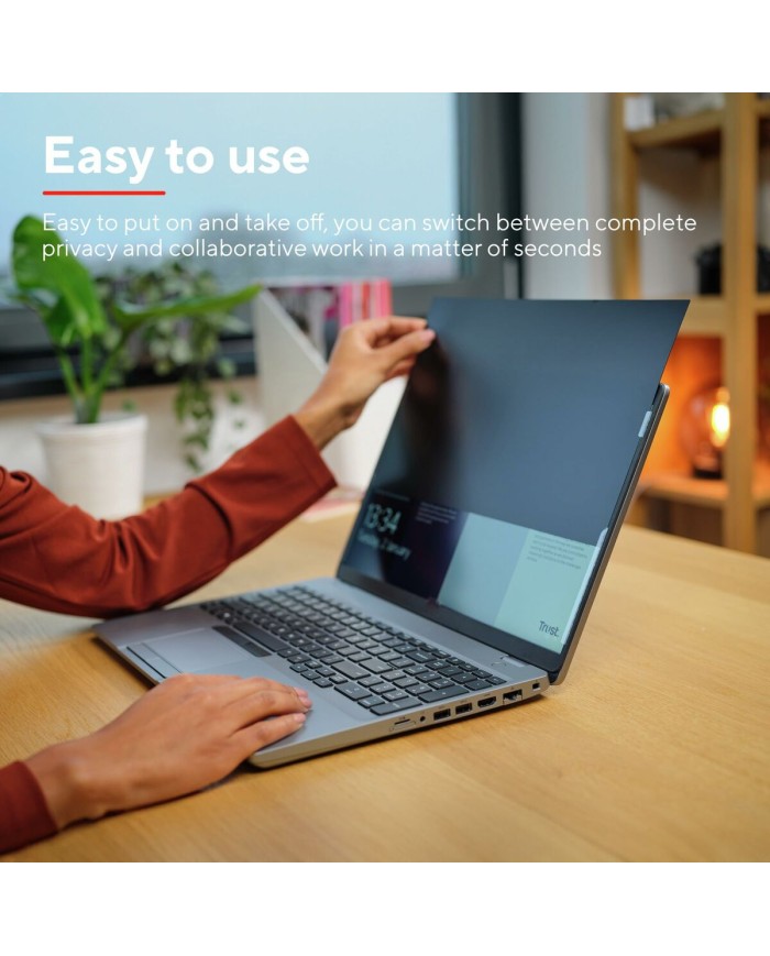 Filtro Privacy per Monitor Trust 25195 15,6" Filtro Privacy per Monitor Trust 25195 15,6"