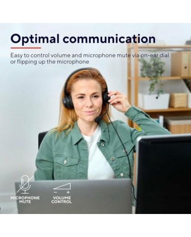 Auricolari con Microfono Trust 25087 Nero Auricolari con Microfono Trust 25087 Nero