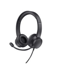 Auricolari con Microfono Trust HS-260 Nero