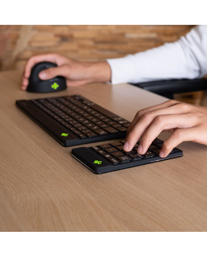 Tastiera e Mouse R-Go RGOCONMWLBL Nero Tastiera e Mouse R-Go RGOCONMWLBL Nero