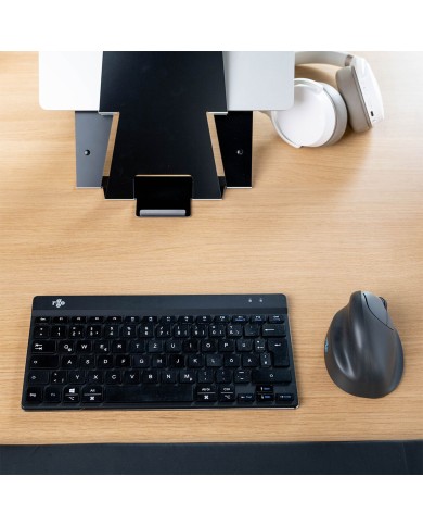 Mouse Ergonomico Ottico R-Go RGOHEBAMRWL Grigio 1750 dpi