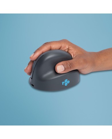 Mouse Ergonomico Ottico R-Go RGOHEBAMRWL Grigio 1750 dpi