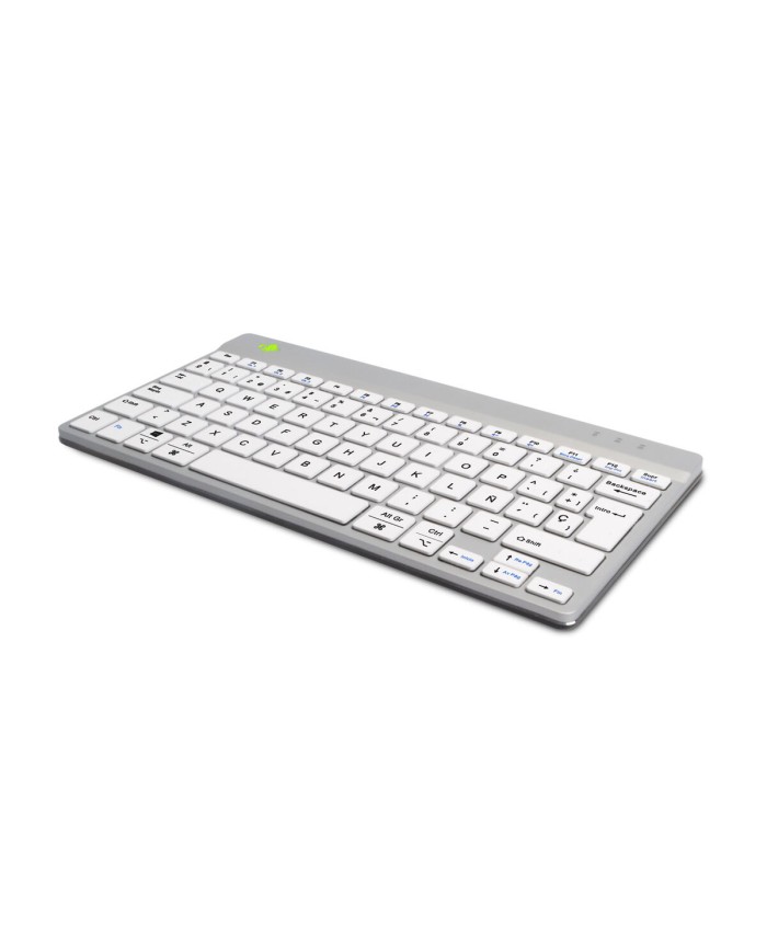 Tastiera R-Go RGOCOESWLWH Bianco Qwerty in Spagnolo