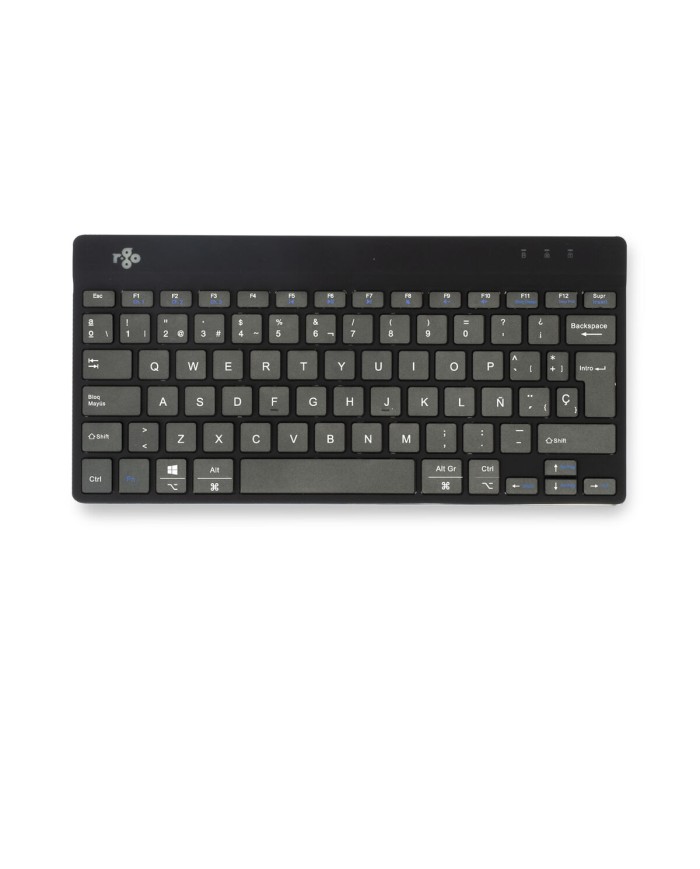Tastiera R-Go RGOCOESWLBL Nero Qwerty in Spagnolo