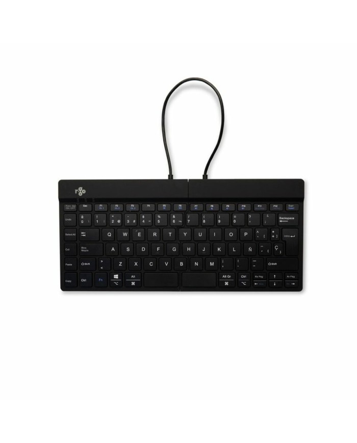 Tastiera e Mouse R-Go RGOSBESWLBL Nero Spagnolo QWERTY Tastiera e Mouse R-Go RGOSBESWLBL Nero Spagnolo QWERTY