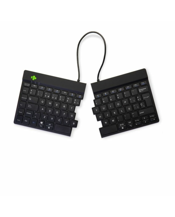 Tastiera e Mouse R-Go RGOSBESWLBL Nero Spagnolo QWERTY Tastiera e Mouse R-Go RGOSBESWLBL Nero Spagnolo QWERTY