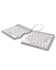 Tastiera e Mouse R-Go RGOSBESWLWH Bianco Spagnolo QWERTY Tastiera e Mouse R-Go RGOSBESWLWH Bianco Spagnolo QWERTY