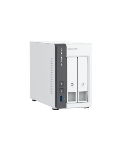 Memorizzazione in Rete NAS Qnap TS-216G Bianco Nero ARM Cortex-A55