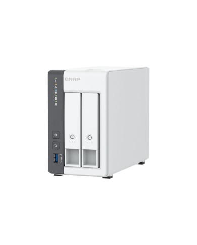 Memorizzazione in Rete NAS Qnap TS-216G Bianco Nero ARM Cortex-A55