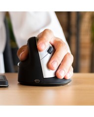 Mouse Ergonomico Ottico R-Go RGOHELELAWL Nero Mouse Ergonomico Ottico R-Go RGOHELELAWL Nero