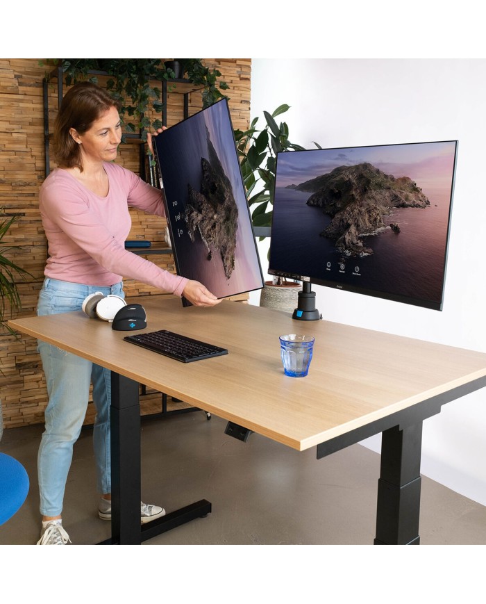 Supporto da Tavolo per Schermo R-Go RGOVLZE4TWSI 32" Supporto da Tavolo per Schermo R-Go RGOVLZE4TWSI 32"